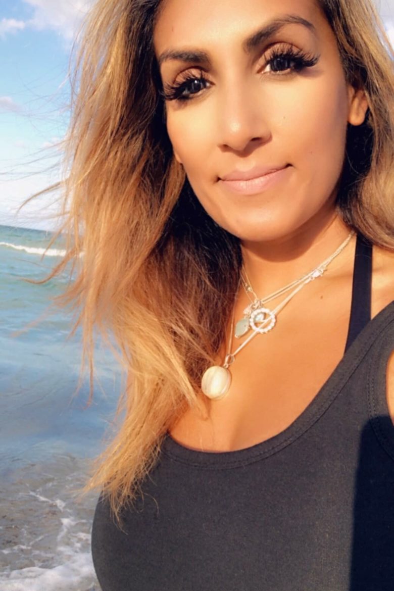 Woman Miami Beach Peace